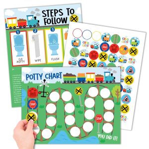 Potty Training Chart | Sticker Charts | Early Education - Train